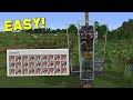 Automatic Cow Farm Minecraft 1.17! (kinda...) High Tech Cooked Steak Farm | 2 minute tuts ep. 3