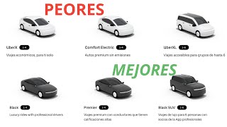 CATEGORIAS EN UBER DRIVER 2023