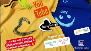 Being human Symbol Tees Unboxing! (Love And Joy)
