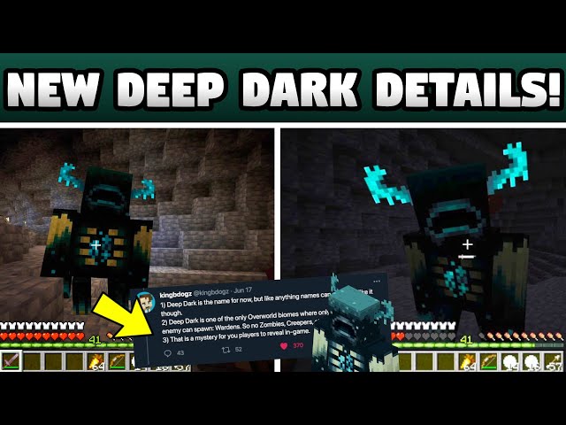 I make the Warden now in the new deep caves : r/Minecraft