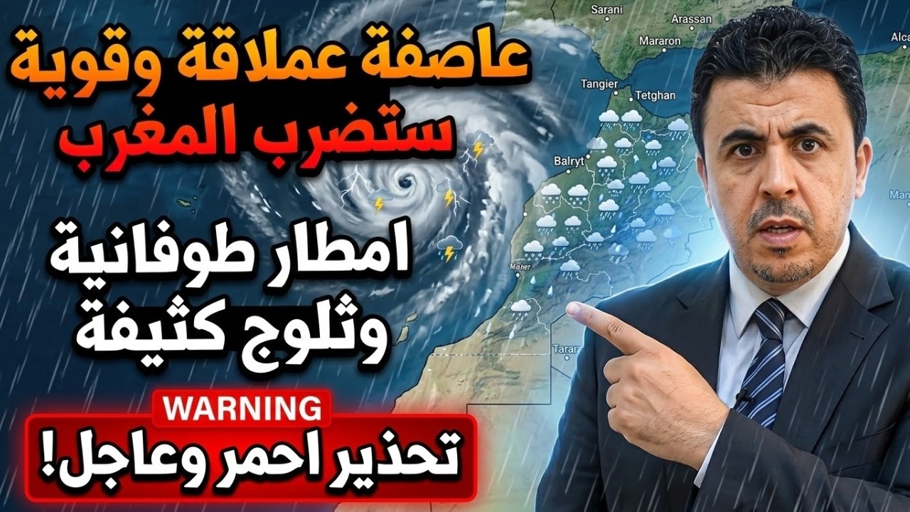 بشرى للمغاربة 😍 عودة أمطار الخير ومنخفض جوي عملاق في هذا التاريخ..⛈️😱 طقس المغرب