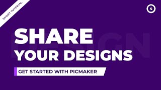 How to share your designs in Picmaker [Short Tutorial] screenshot 3