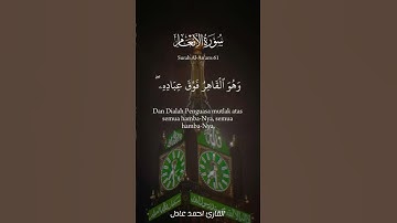 وهو القاهر فوق عباده #القارئ_احمد_عادل #اكسبلور #صلوا_على_النبي #القرآن_الكريم #راحة_نفسية#قرآن#لايك