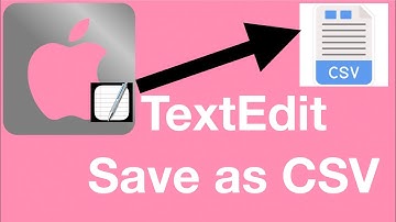 How to Save CSV Files with TextEdit on Mac (Simple 2 Minute Tutorial) #random