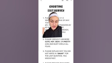 Ghosting Exit Survey #comedian #ghosting #dating