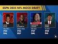2025 NFL Mock Draft From ESPN’s Matt Miller: 1st Round Picks For All 32 Teams WITH Trades