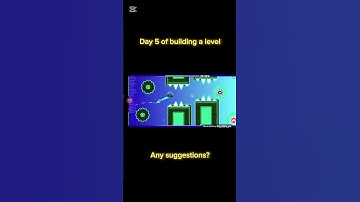 Day 5 of building a Geometry Dash level #geometrydash #piano #music #gd