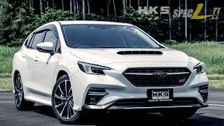 SUBARU LEVORG 4BA-VN5 CB18 HKS Hi-Power Spec-LⅡ(with Center Pipe)