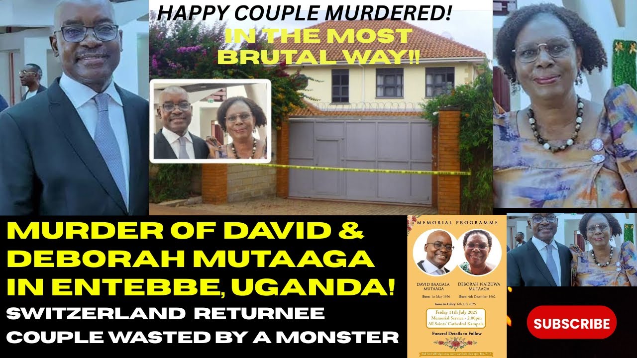 Tragic Murder Of SWISS-UGANDAN Couple: Shocking Details From Entebbe Crime Scene