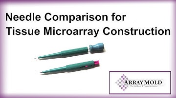 TMA Tissue Microarray Needle Comparison
