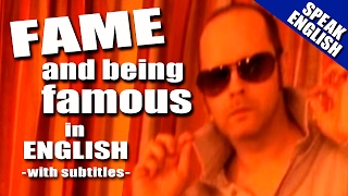 Learn English - English words for fame and being famous - Celebrity English Lesson with Duncan