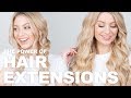 The Power Of Hair Extensions | Before &amp; After Hair Transformations | Milk + Blush