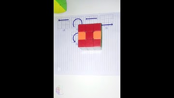 headlights pattern on 3x3 rubix cube #youtubeshorts