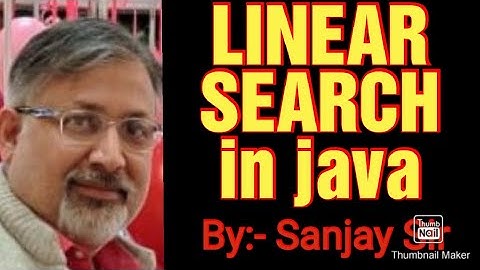 Array in java | Linear Search | ICSE | ISC | Class 10 | class 11 | class 12