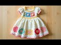 Adorable Baby Frock Designs with Crochet Flower Magic