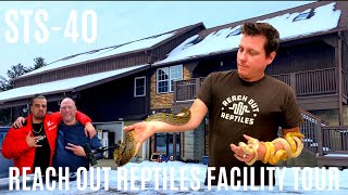 REACH OUT REPTILES FACILITY TOUR | GARRETT HARTLE | ROB RAUSH | LOCALITY SPECIFIC RETICULATED PYTHON