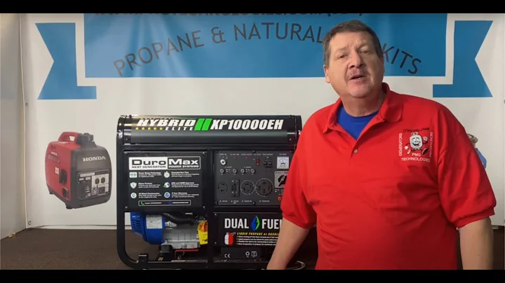 Convert your generator to run on propane and natural gas
