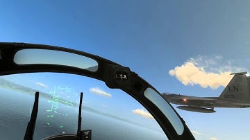 DCS World F-15 Overhead break and landing