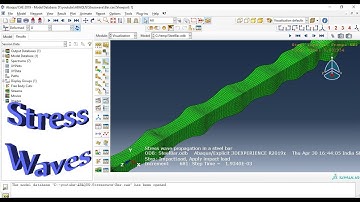 Stress Waves in Solid Matter || Finite Element Analysis in ABAQUS