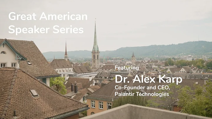 Great American Speaker Series featuring Dr. Alex K...