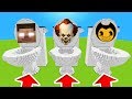 Minecraft PE : DO NOT CHOOSE THE WRONG TOILET! (Herobrine, Pennywise & Bendy)