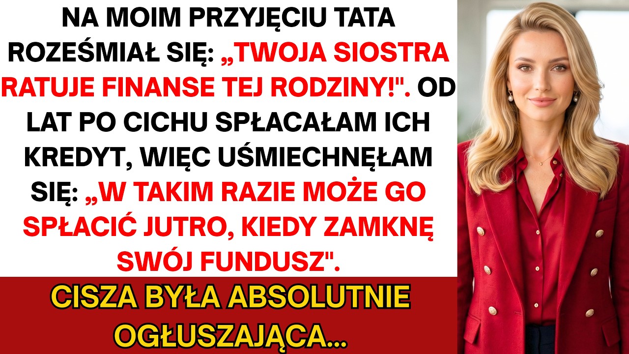 Na moim przyjęciu dyplomowym ojciec wzniósł toast za „prawdziwy sukces” mojej siostry, która dostała pracę koordynatorki stylu życia. Przy wszystkich gościach, pod transparentem z moim imieniem,...