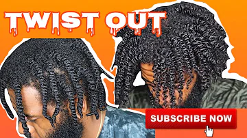 Twist Out on 6 Day Old Hair : Black Men’s Natural Hair