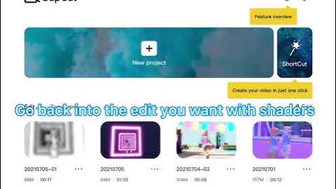 How to get the Glossy Shaders effect on CapCut! (Tutorial)