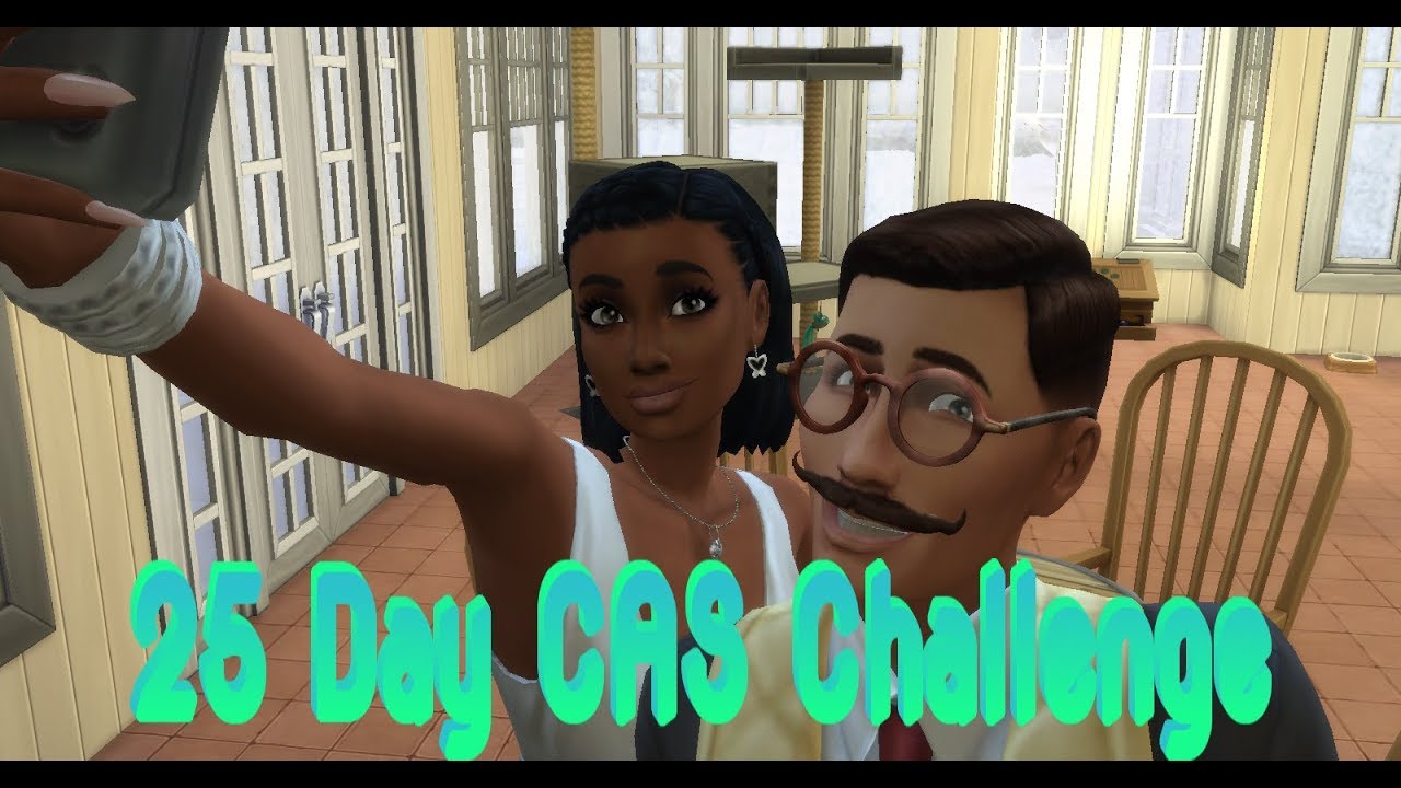Sims 4 CAS Challenge:25 Day CAS Challenge Day 2 - YouTube