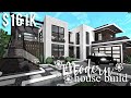 Modern House Build | Roblox Bloxburg | GamingwithV