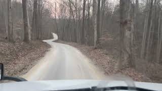 Ohio oil field driving on back roads