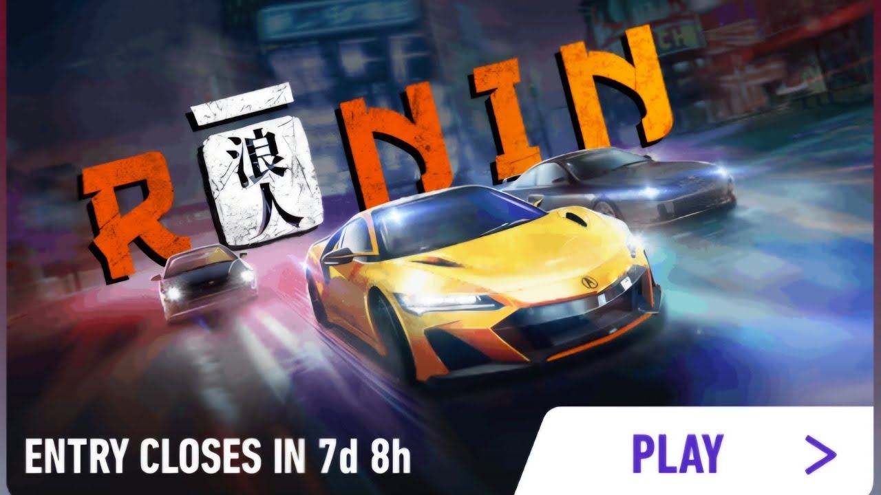 Need For Speed No Limits New Special Event "RONIN"
