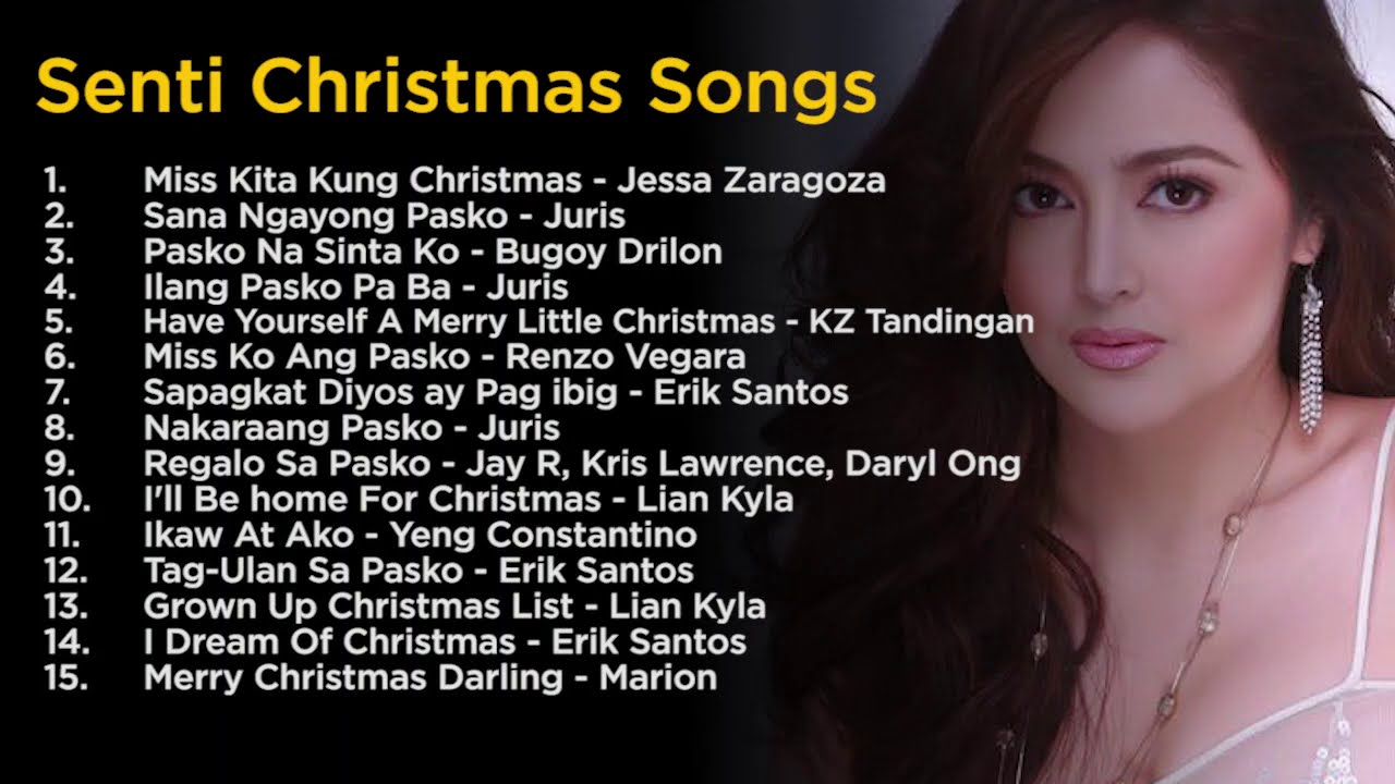 Relaxing Senti Christmas Songs | MOR Playlist Non-Stop Songs ♪