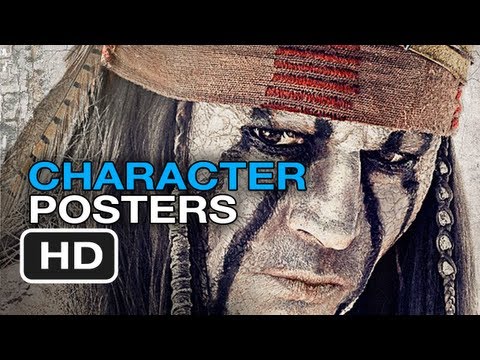 The Lone Ranger - Character Posters (2013) Johnny Depp Armie Hammer Movie HD