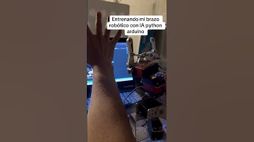 Entrenando mi brazo robótico con #ia #python y #arduino