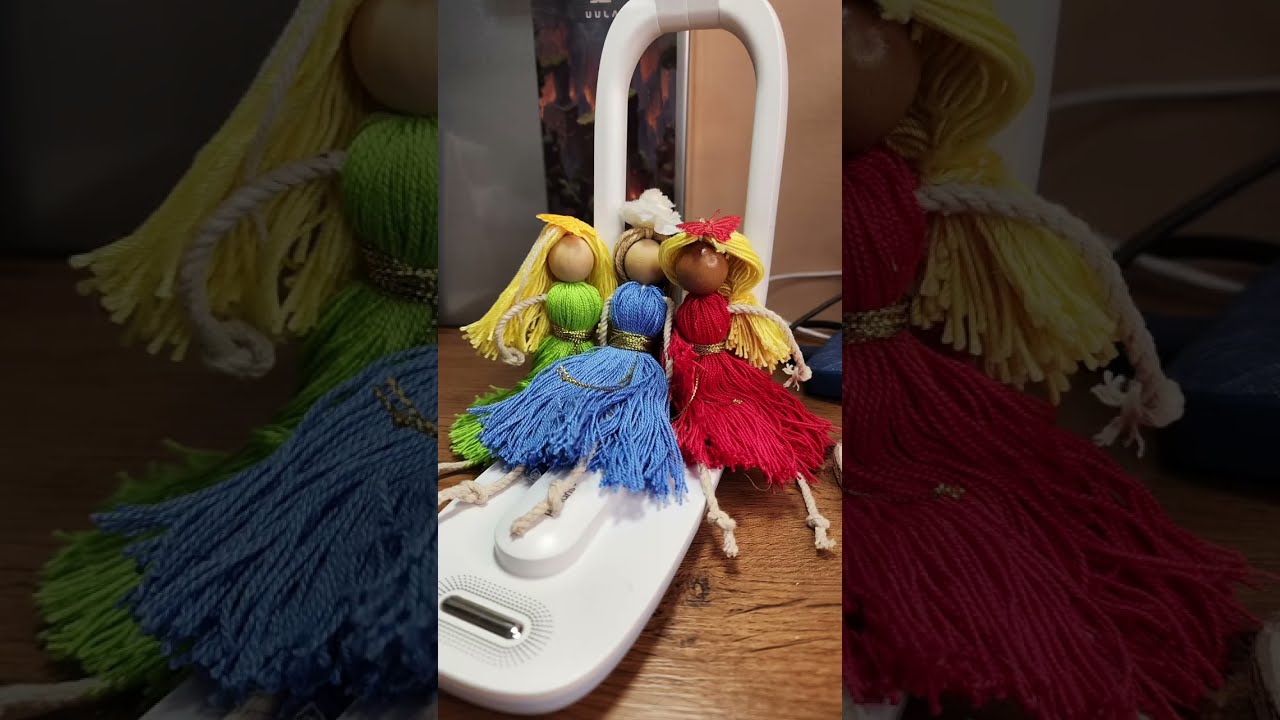 اصنعي العاب من الخيوط باسهل طريقه  .Handmade String Dolls  #Dolls #crafted #العاب #كويت 