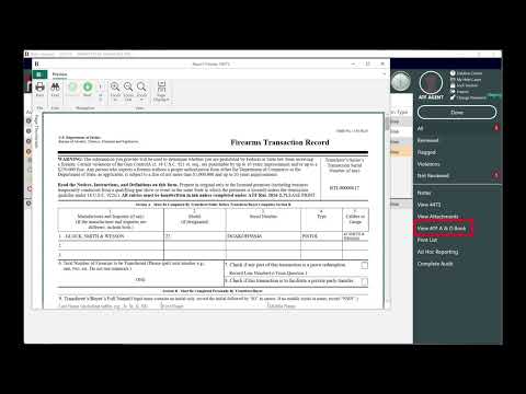 E4473 Cloud Store: Using the ATF Auditor Portal