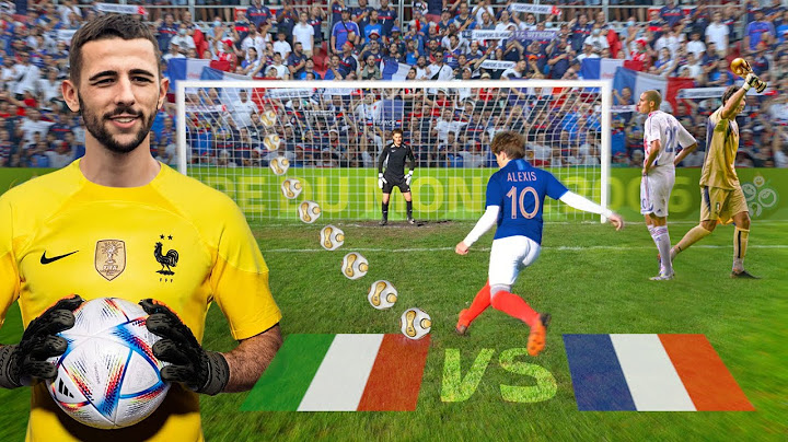 On refait la MYTHIQUE séance de TIRS AU BUT entre la France et l'Italie du mondial 2006