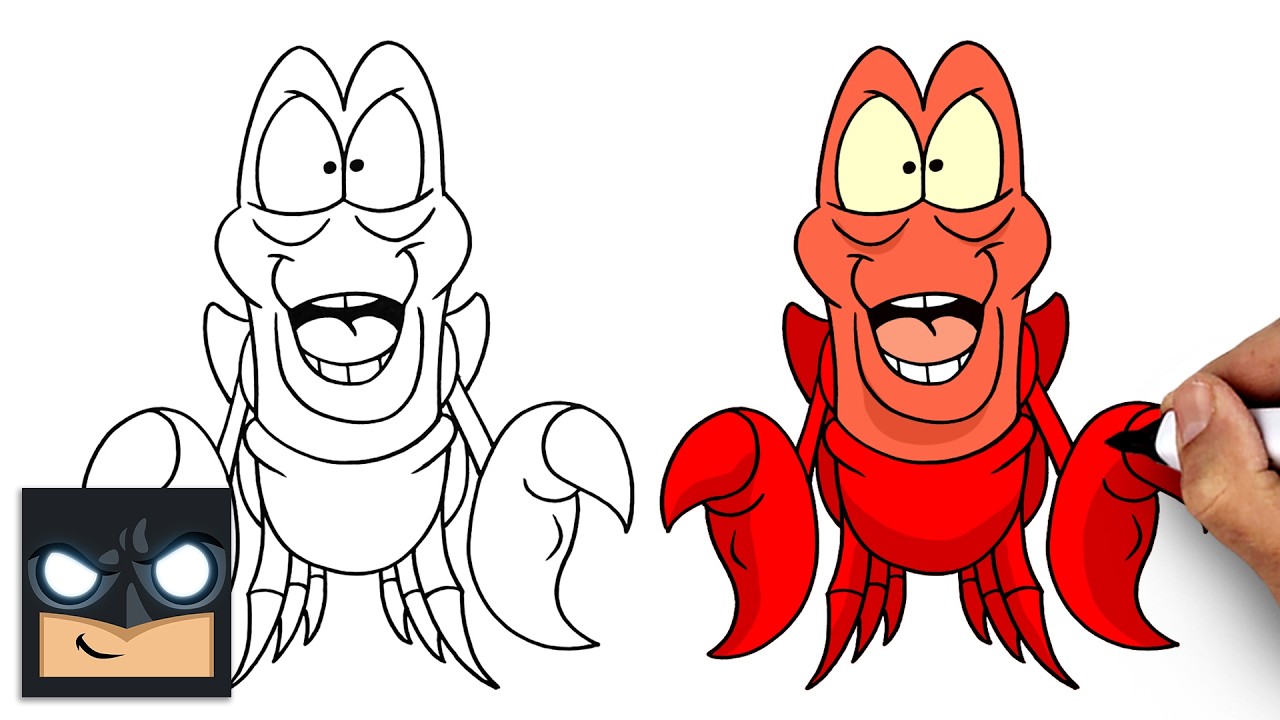 How to Draw Sebastian | The Little Mermaid