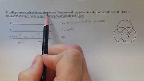 Ordinary language argument to standard syllogistic form #1