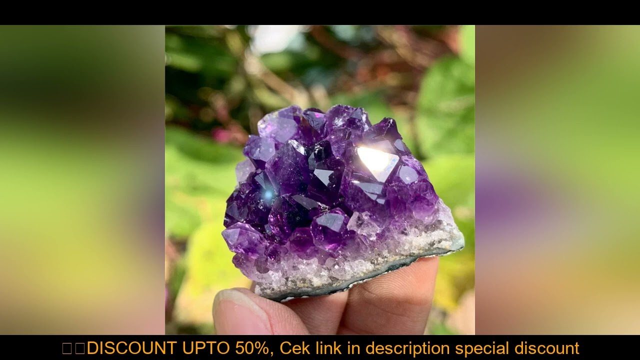 Amethyst Natural Stone Purple Pink Amethysts Crystals Cluster Druzy Geode Mineral Rock Healing Cryst
