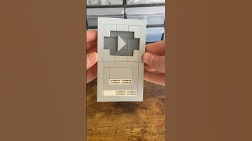 Day 552 of building a silver play button out of LEGO until I get a real one #lego #playbutton #short