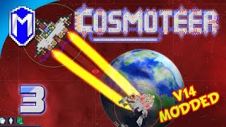 Napalm And Space Flamethrowers, Starting Fires - Let's Play Cosmoteer v14 Mods Gameplay Ep 3