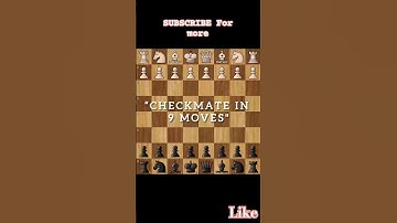 Checkmate in Just 9 Moves ! #trap #learnchesstrapin30seconds #views #viralshort #fyp