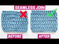 How to crochet invisible join | Seamless Join in Double Crochet