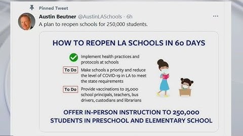 LAUSD says reopening is out of the district