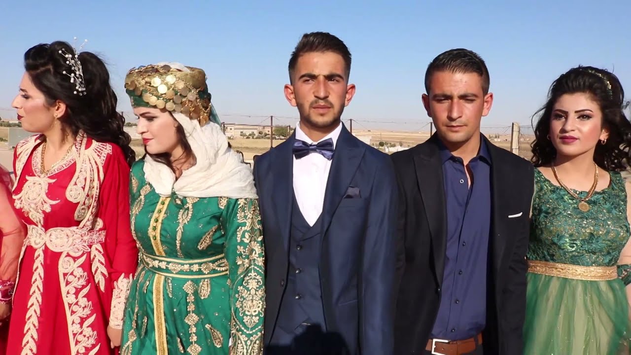 أجمل حفلات كورد روج افا بكوباني أهالي قرية كرك زفاف العروسين مصطفى و شيراز  رقم 1