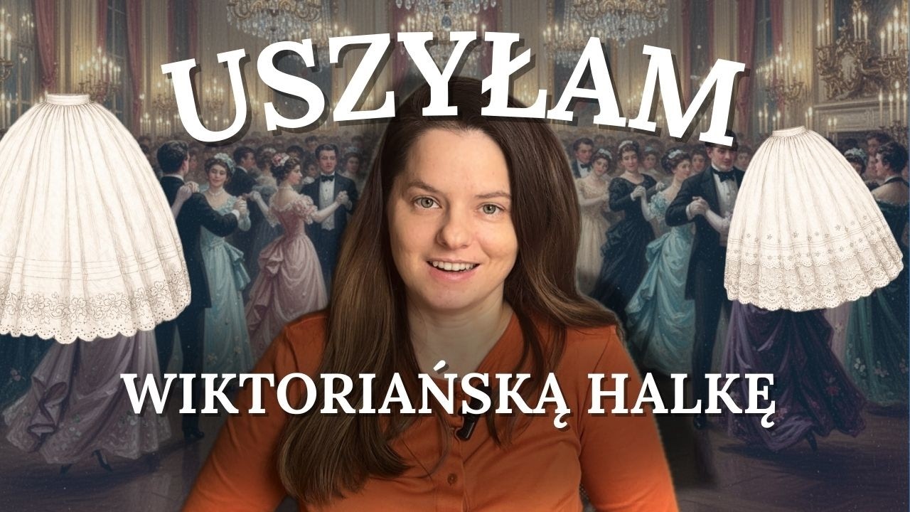 MEGA PROSTA HALKA inspirowana epoką wiktoriańską.