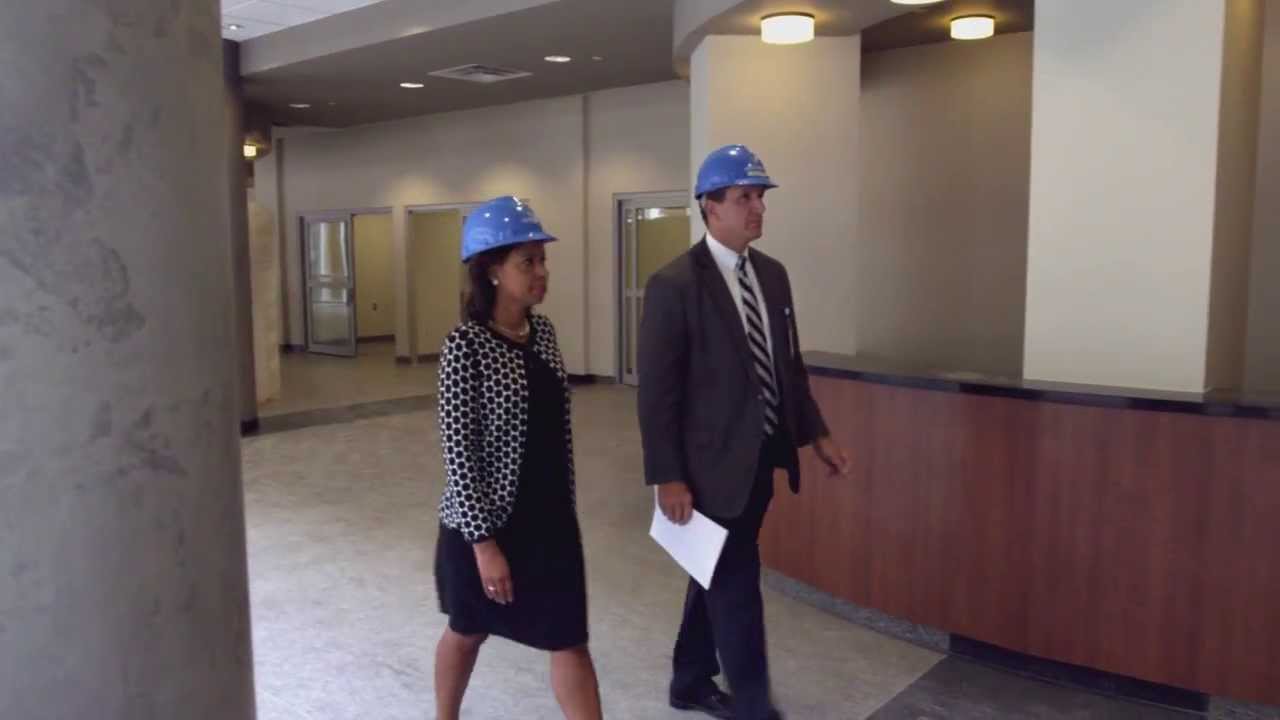 Our Lady of the Lake Heart Vascular Institute Construction Tour August 2013 YouTube