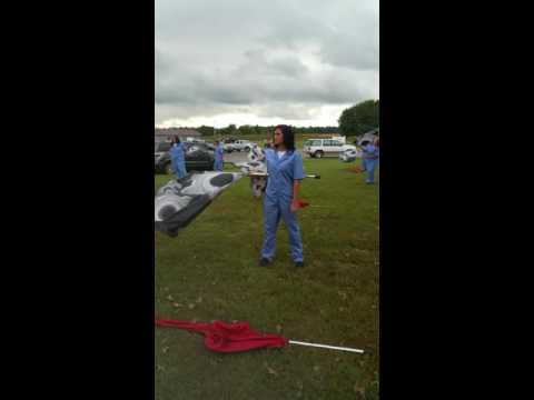 McLean county high school color guard warmup 2016